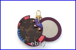 Louis Vuitton monogram key ring key chain bag charm compact mirror M65141 LV