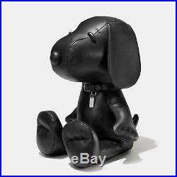 Ltd. Edition Coach x Peanuts L 23 Black Leather SNOOPY Doll with Keychain