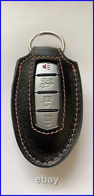 Luxury Veg Tan Leather Key Fob Pouch For Nissan/INFINITI OEM Keys Lot of 10