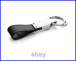 MONTBLANC Genuine 114627 Sartorial Black Leather Key Ring Gift Keyring Chain