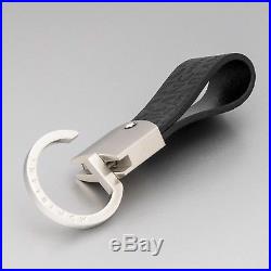 MONTBLANC Keychain Star Stainless Steel Men's Leather Key ring holder Germany