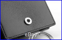 MONTBLANC MEISTERSTUCK BLACK LEATHER KEY CASE With RING 103383 NEW GERMANY NO BOX