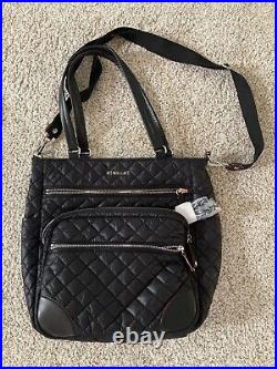 MZ Wallace Black Crosby Tote Large