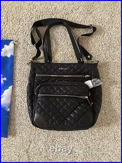 MZ Wallace Black Crosby Tote Large