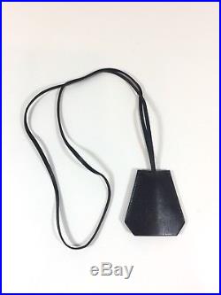 Maison Margiela For Hermes Leather Cloche Key Chain Necklace