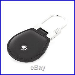 Man Key Ring MONTBLANC MEISTERSTUCK black leather key chain New 14085