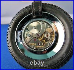 Marvin Car Tire Nos Key Chain Stainless Mechanical Wind 17j 1960's Men's Watch