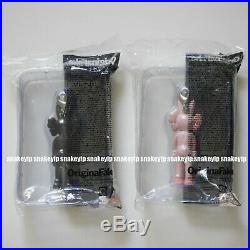 Medicom Kaws Accomplice Companion Bunny Key-Chain Original Fake Pink&Black Set