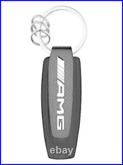 Mercedes-Benz AMG Collection Genuine Carbon Keychain Keyring New