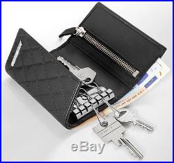 Mercedes-Benz AMG Key Pocket Key Ring Black Leather B66957783 Genuine New