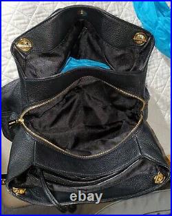 Michael Kors'14 Black Jet Set Chain LG Leather Shoulder Tote Bag NO FOB Clean
