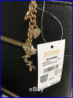 Michael Kors Hailee MD Convertible Satchel Gift Set Double Zip Wallet &Keychain