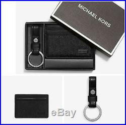 Michael Kors Jet Set Logo Messenger Briefcase + Card Case + Key Chain $486