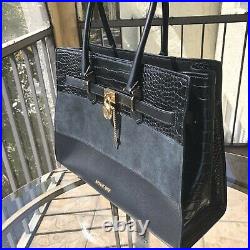 Michael Kors Women Extra Large(XL) Tote Bag Purse Shoulder Satchel Handbag Black