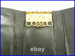 Miumiu Key holder Key case Black Pink Woman Authentic Used D1457