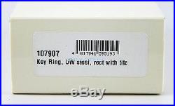 Montblanc Urban Walker Rectangular Steel & Titanium Key Ring 107907 New Germany