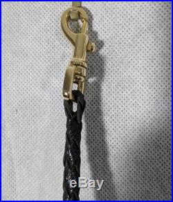 Mulberry For Giles 2007 Mace Studded Black Leather Keyring Rare