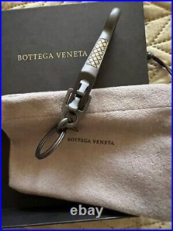 NEW! Authentic Bottega Veneta Metal Key Chain
