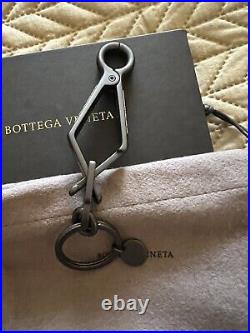 NEW! Authentic Bottega Veneta Metal Key Chain