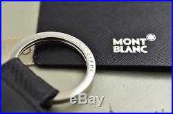NEW + BOX Montblanc La Vie de Boheme Black Leather Key Fob Keyring 101744