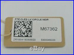 NEW Louis Vuitton LV Cut Circle Key Holder Silver Black M67362 Accessories Charm