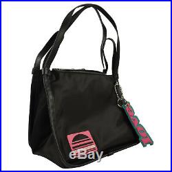 NEW Marc Jacobs Sport Nylon/Leather Tote Love Key Chain Black $295+
