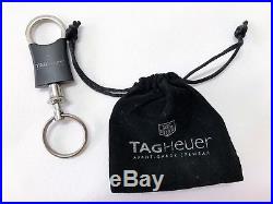 NEW TAG HEUER KEYCHAIN BLACK METAL COLOR 3.75 x 1. FREE SHIPPING