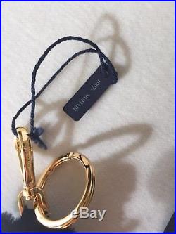 NIB, Prada Black 100% Mohair Teddy Bear Key Chain Purse Charm, $325++
