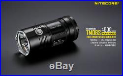 NITECORE TM06S 4x CREE XM-L2 U3 LED 4000 Lumens Compact Flashlight with Keychain