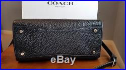 NWT COACH Bubble Leather Blake Carryall Handbag F35689 with bonus key chain