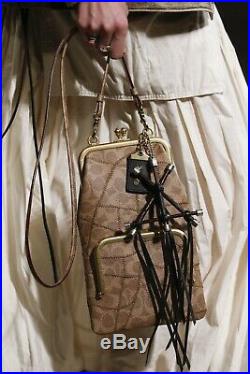 NWT Coach 1941 Blair Witch Black Leather Stickman Bag Charm 72687