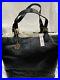 NWT DNKY Black Pebbled Leather Shoulder Bag Style 742310404