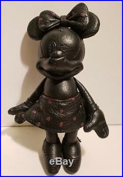 NWT Disney x Coach Black Minnie Mouse Doll Bag Charm Key Chain