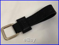 NWT GUCCI 479292 GG pattern Micro Leather Key Chain (074836) 199919 BMJ1Z 1000