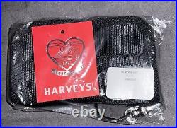 NWT Harveys's Seatbelt Bags Black Mini Wallet Keychain? SEALED
