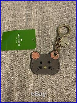 NWT Kate Spade Cat And Mouse Keychain Rare Sold Out