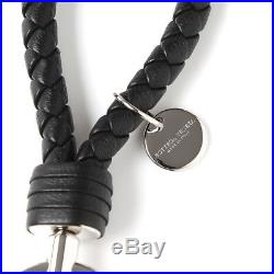 New Authentic BOTTEGA VENETA Key Ring Black 113539-v001d-1000 Women's Gift