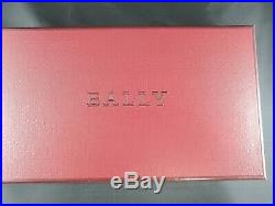New Bally Mens Giftbox Bifold Wallet And Keychain Key Holder Black Bovine $450