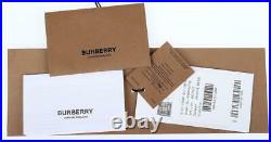 New Burberry Beige E-canvas Coated Vintage Check Keychain Key Ring Bag Charm