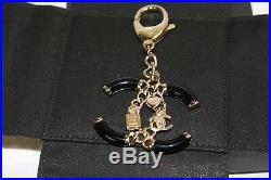 New Chanel Golden Black Key Ring A53212 Y47308 Z5968 CC