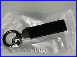 New For Audi Logo Keychain/keyring Black Suede Leather A4, A5, A6, A7, A8