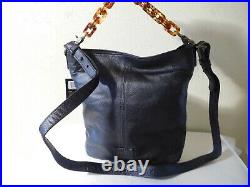 New Frye Jade Bucket Crossbody Bag with Leather Handle and Tortoise Handle