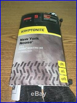 New Kryptonite New York Noose Chain 1275 and Evolution Disc Lock 2.5