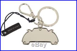 New Prada Signature Logo Car Key Chain Ring Holder Charm Keychain Made In Italy