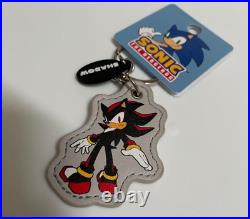 New Sonic the Hedgehog Key Chain Set Shadow Knuckles Tails Black SEGA Japan Tag