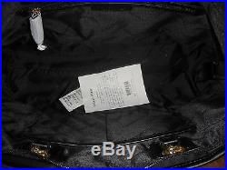 New WithTags Calvin Klein Quilted Nylon Chain Key Black Tote Bag. 100%Authentic