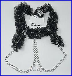 Noir Kei Ninomiya Ruffle Chain Harness Top Medium