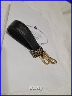 Nwt Authentic Black Prada Keychain