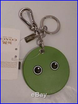 Nwt Coach 4 Emoji Googly Frisky Shady Cheeky Bag Charm Key Chain Ring Fob