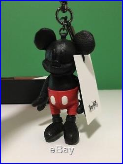 Nwt Disney X Coach Mickey Mouse Limited Edition Key Fob Leather Bag Charm 66511
